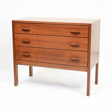 Cute Small Bench Made Danish Modern Dresser or Night Stand in Solid Teak 