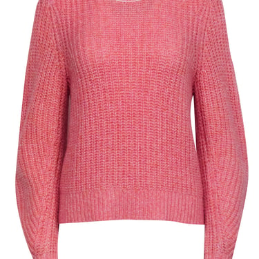 Rag &amp; Bone - Salmon Pink Blend Knit Sweater Sz M