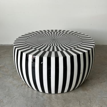 Janson Modern Black & White Coffee Table by Made Goods 