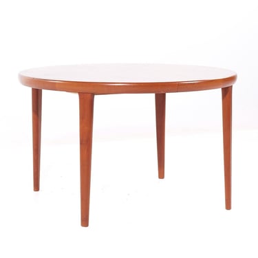 Kofod Larsen for Faarup Mobelfabrik Danish Teak Expanding Dining Table with 2 Leaves - mcm 