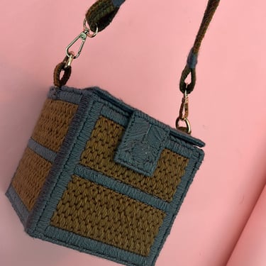 Handmade by Joann — Crochet Handbag — The Cube 