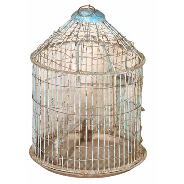 Vintage Iron Bird Cage