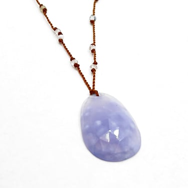 MARGARET SOLOW | CHALCEDONY AND MULTI STONES NECKLACE