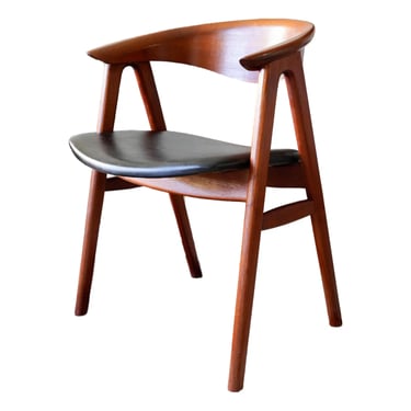 Teak Compass Chair by Erik Kierkegaard for Høng Stolefabrik, Ca. 1960
