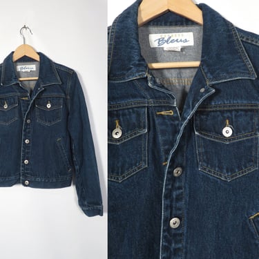 Vintage 90s/Y2K Classic Denim Jacket Size M/L 