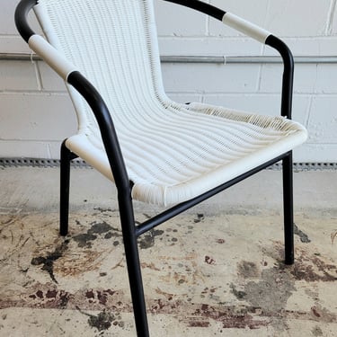 White Woven Chair