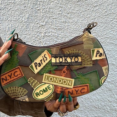 All Around The World Y2K Beaded Purse