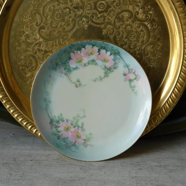 Antique French Hand Painted Dish