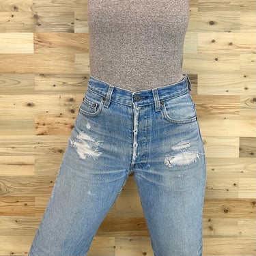 Levi's 501 Vintage Distressed Jeans / Size 26 