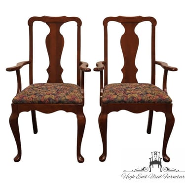 Set of 2 PENNSYLVANIA HOUSE Solid Cherry Traditional Style Dining Arm Chairs 12-3127 