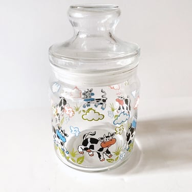 Cows and Clouds Jar 
