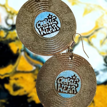 Cookie Wear Record Earrings