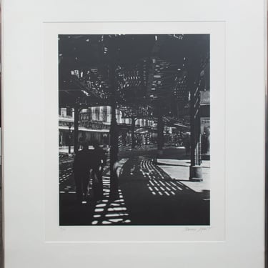 Berenice Abbott "The El ..." Gelatin Silver Print