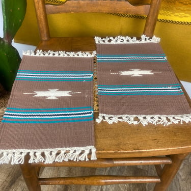 Small Chimayo Style Woven Mats 