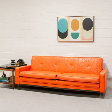 Orange Sofa Bed by Kroehler
