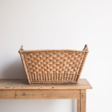 Vintage French Laundry Basket