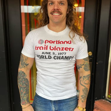 Vintage 70s Portland blazers tee