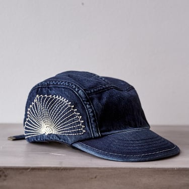 Kapital 10oz IDGxIDG Denim Camp Cap (FUROSHIKI Embroidery
