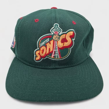 Vintage Seattle SuperSonics Fitted Hat 7-7 3/4