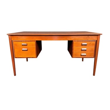 Vintage Danish Mid Century Modern Teak Desk Model 130 by Borge Mogensen 