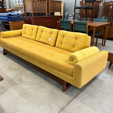 Stunning Mid Century Modern Adrian Pearsall 2408 Platform Sofa Couch Newly Upholstered 