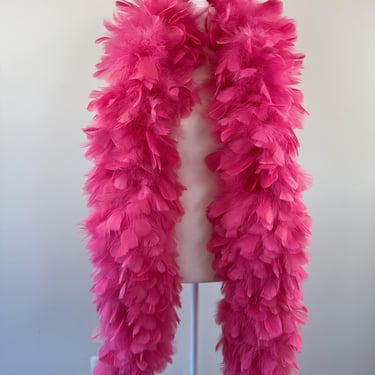 1990s Pink Feather Boa 