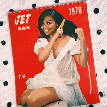 Vintage Jet Magazine Pin-Up Calendar (1970)