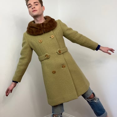 60s Mod tweed coat 