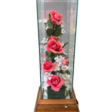 Pink Rose Music Box 