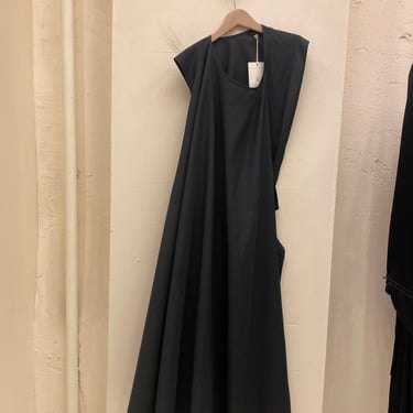 1990s Yohji Yamamoto Asymmetric Linen Wrap Dress