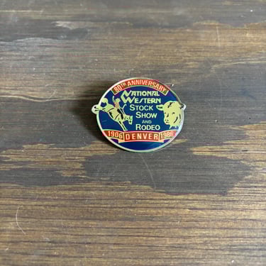 1986 National Western Stock Show Pin