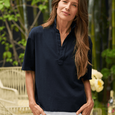 Frank &amp; Eileen | Patty Popover SS Henley | Heritage Jersey