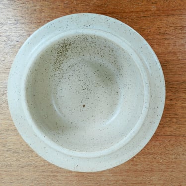 Vintage Fabrik Medium Speckled Ptarmigan | (3) Rimmed Soup Bowls | Jim McBride | Seattle Pottery 