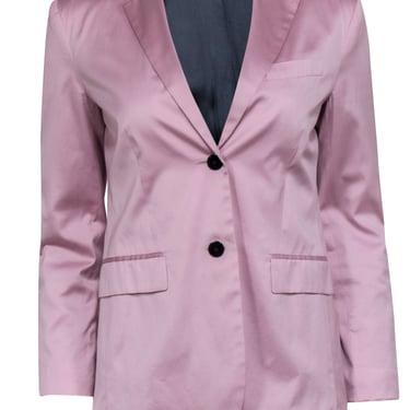 Theory - Pink Cotton Fitted Blazer w/ Notched Lapels Sz 2