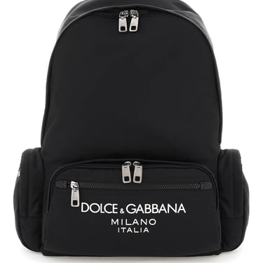 Dolce & Gabbana Nylon Backpack With Logo Men