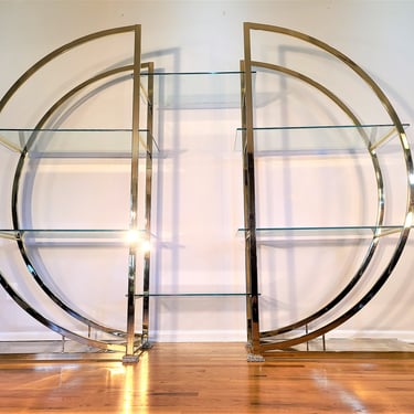 Mid Century Circular Etagere 