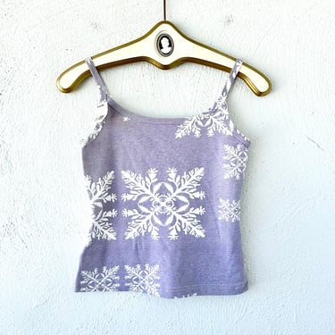 Vintage 90s Y2k Hawaiian Quilt Tank Top Hawaii 1990s Lilac Purple Hawaii Hilo Hattie Shirt 