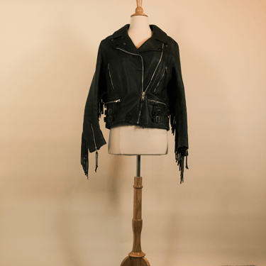 Vintage Drag Specialties Leather Fringe Jacket