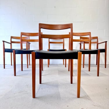 Mid Century Teak Dining Chairs by Nils Jonsson - Set of 6