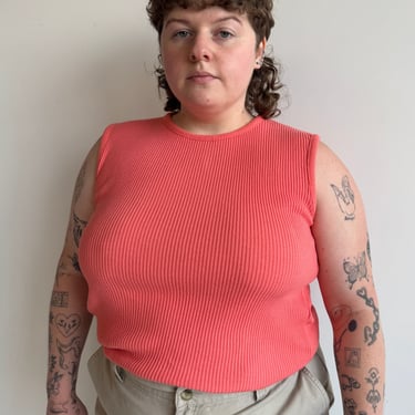 Vintage - Coral Knit Tank (L-1X)
