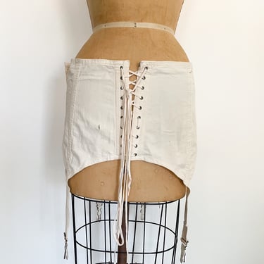 1930s garter belt 1930s Vintage Smoothing Satin Garter Belt Featherettes by Kayser XS – Get  Lucky Vintage main image 0