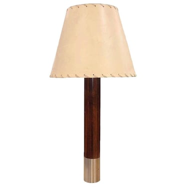 Nickel Básica M2 Table Lamp by Santiago Roqueta For Santa & Cole w/ Small Shade 