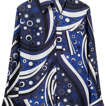 Pucci Women Printed Silk Shirt