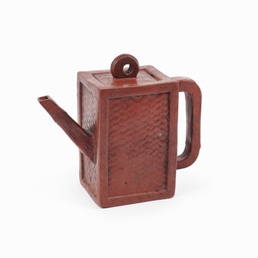 Shudei Red Clay Ceramic Teapot Japan Kyusu Tea 
