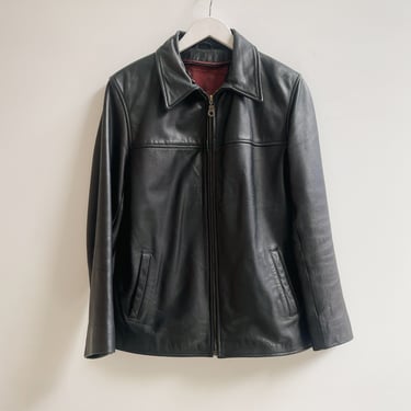 Dusk Pebbled Leather Jacket