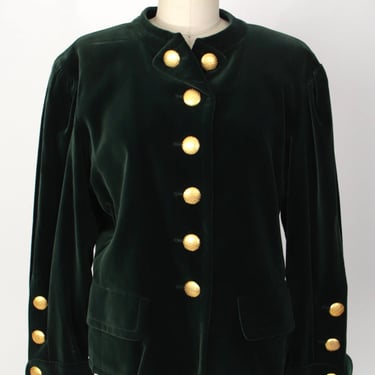 1980s Yves Saint Laurent Velveteen Jacket