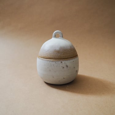 Droplet Jar // ceramic lidded vessel 