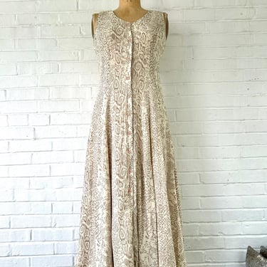 1990's Snakeskin Summer Dress (Size 2-4) 