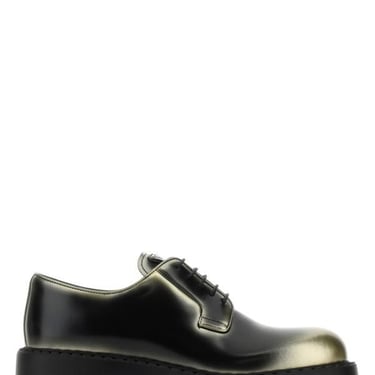 PRADA Two-Tone Leather Lace-Up Shoes