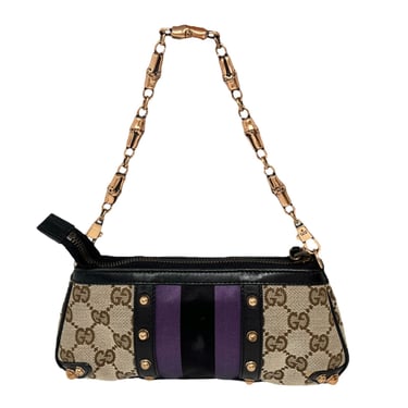 Gucci Mini Purple Chain Bag